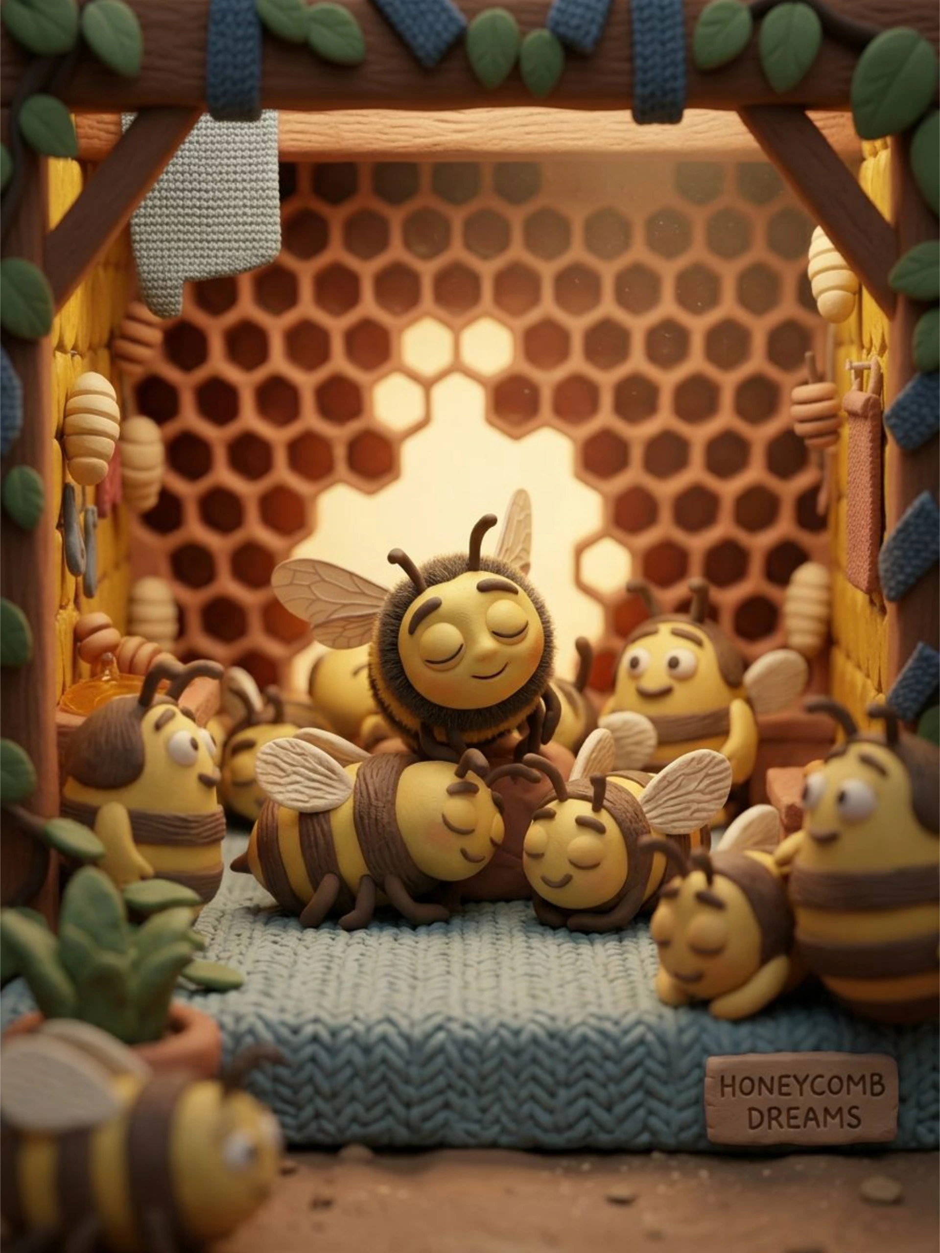 Bee-coming a flower